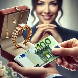 joyas, dinero mujer
